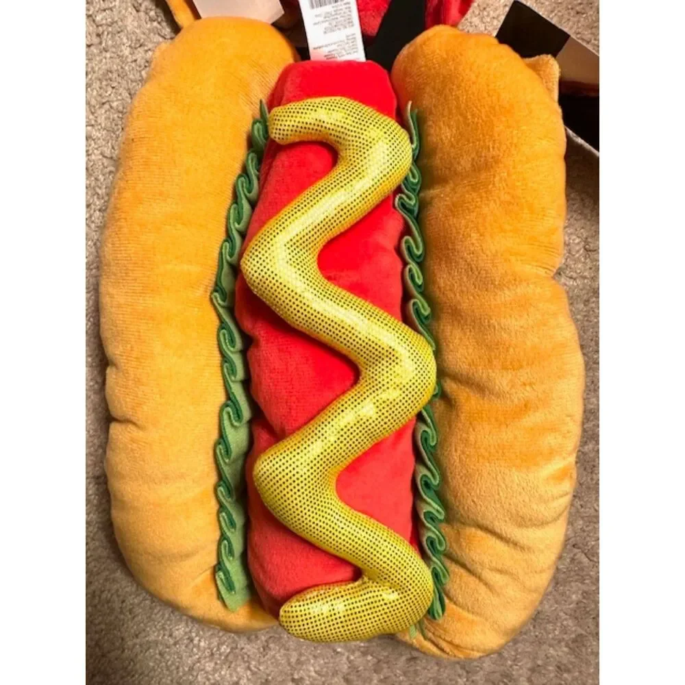 Hot Dog Plush Halloween Costume Infant Carrier Size 0-6 Month Baby Unisex NWT